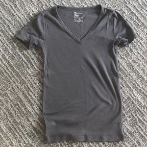 Charcoal V Neck